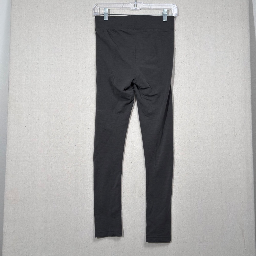 Woolx Stella Leggings Women XS Gray Merino Wool Blend Base Layer Tights Athletic - Picture 2 of 6